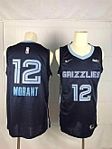 Grizzlies 12 Ja Morant Navy Nike Swingman Jersey,baseball caps,new era cap wholesale,wholesale hats